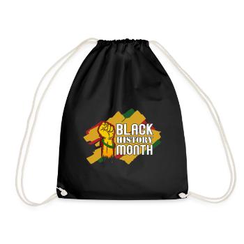 Mois de l’histoire des Noirs Histoire des Noirs - Sac de sport léger - noir - Devant
