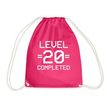 20 anniversaire cadeau fête majeur Birthday - Sac de sport léger - fuchsia - Devant