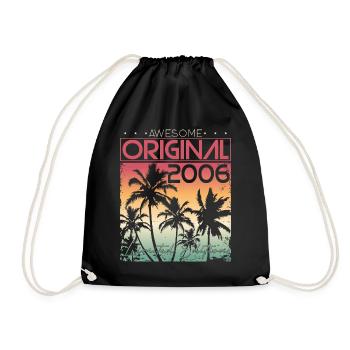 Original 2006 Vintage vintage cadeau d’anniversaire - Sac de sport léger - noir - Devant