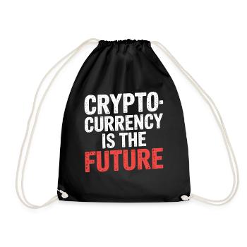 Cryptocurrency Is The Future 7 - Turnbeutel - Schwarz - Vorne