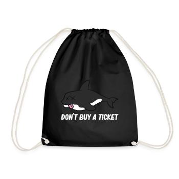 Don't buy a ticket - Orca - Sac de sport léger - noir - Devant