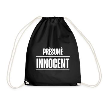 présumé innocent - Sac de sport léger - noir - Devant