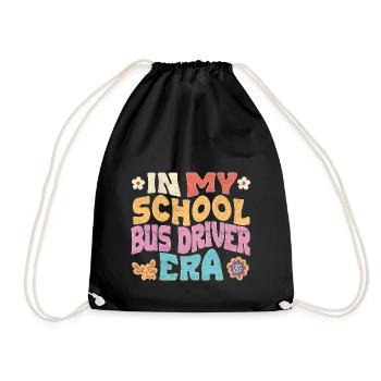 À l’époque des chauffeurs d’autobus scolaires - Sac de sport léger - noir - Devant