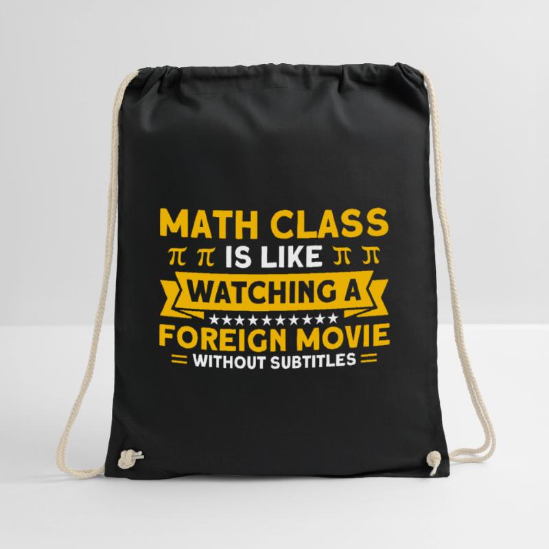 Math Mathematics Science Math Gift Drawstring Bag