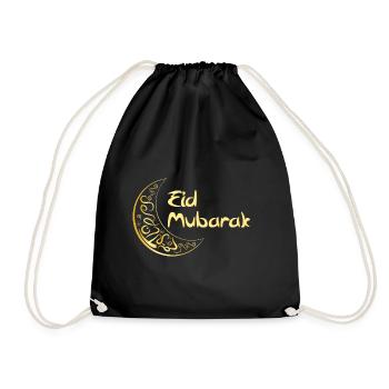 Ramadan Aïd Moubarak Rupture du jeûne Salutations - Sac de sport léger - noir - Devant