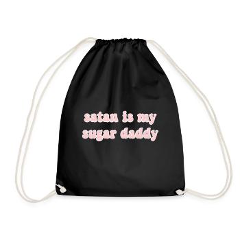 satan sugar daddy - Sac de sport léger - noir - Devant