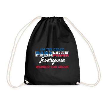 Drapeau panaméen cadeau racines panaméennes - Sac de sport léger - noir - Devant