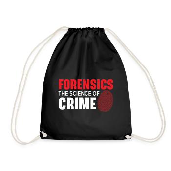 La criminalistique La science du crime La criminalistique - Sac de sport léger - noir - Devant