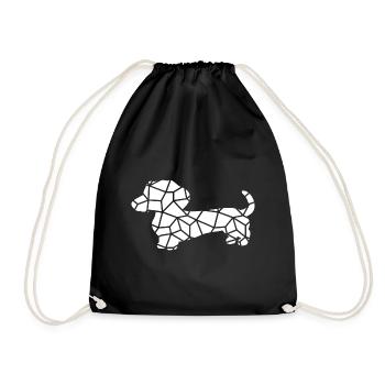 Dackel - Sac de sport léger - noir - Devant
