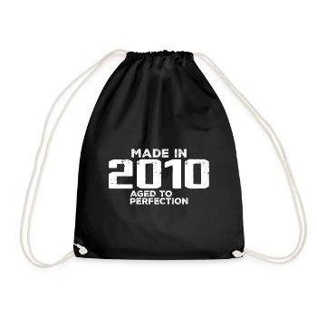 Vintage 2010 Cadeau Anniversaire 2010 Rétro - Sac de sport léger - noir - Devant