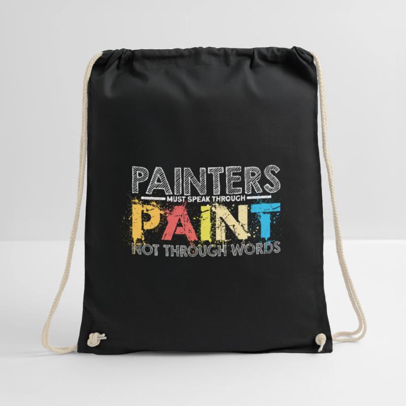 Painter - Painter Tshirt - Painter Gift Drawstring Bag