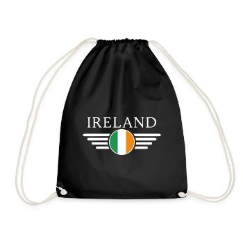 T-shirt Irlande : Charme, Nature, Culture - Sac de sport léger - noir - Devant