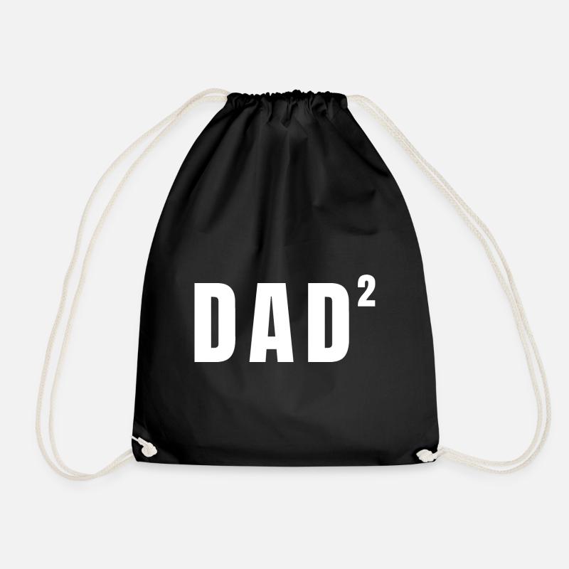 Papa papa - Turnbeutel - Schwarz
