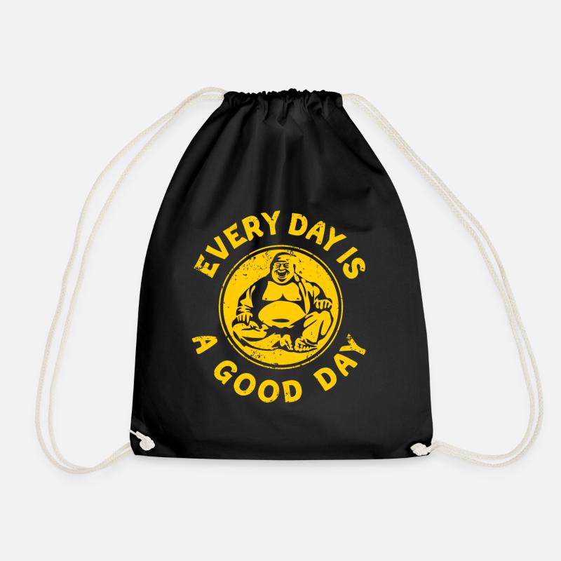 Buddha - Every Day Is A Good Day - Turnbeutel - Schwarz
