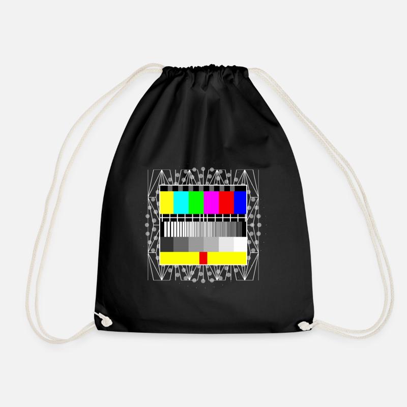 Fernseher - Turnbeutel - Schwarz