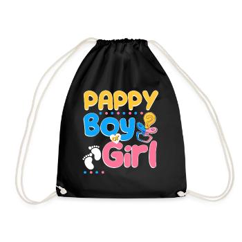 Pink or Blue Pappy t’aime le meilleur papa de tous les temps - Sac de sport léger - noir - Devant