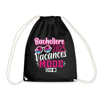 Baccalaureate 2023 Gift Success Bac Holidays - Drawstring Bag - black - Front