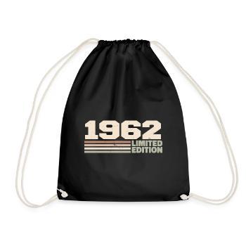 1962 Cadeau Anniversaire 1962 édition limitée 1962 - Sac de sport léger - noir - Devant