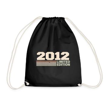 2012 Jubiläumsgeschenk 2012 Limited Edition 2012 - Turnbeutel - Schwarz - Vorne