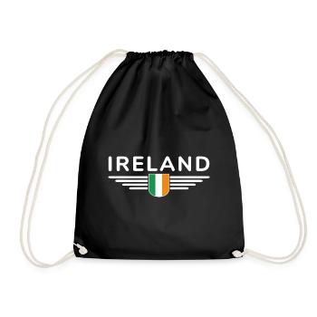 I Love Ireland Elegance Style Design T-Shirt - Sac de sport léger - noir - Devant
