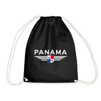 Conception du t-shirt Panama - Sac de sport léger - noir - Devant