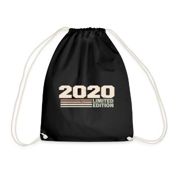 2020 Cadeau Anniversaire 2020 édition limitée 2020 - Sac de sport léger - noir - Devant
