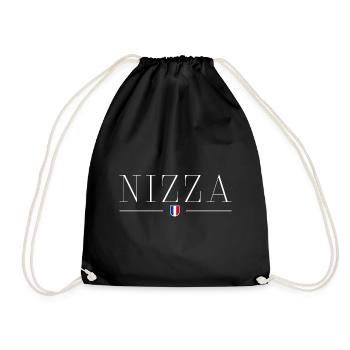 Nice Riviera Flair T-Shirt - Drawstring Bag - black - Front