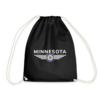 Minnesota Fan T-Shirt – Parfait pour les fans ! - Sac de sport léger - noir - Devant