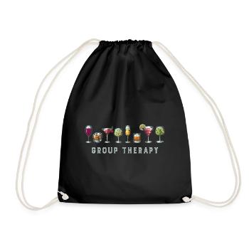 Cocktail Thérapie Barman Femmes Buveuse - Sac de sport léger - noir - Devant
