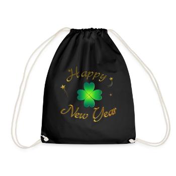 Bonne année ! - Sac de sport léger - noir - Devant