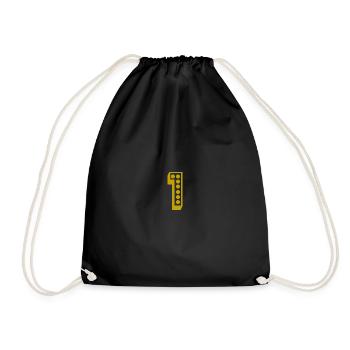 HAPPY BIRTHDAY. HAPPY BIRTHDAY. ANNIVERSARY. - Drawstring Bag - black - Front