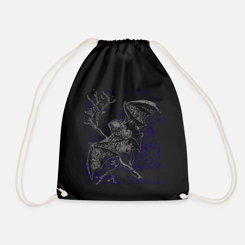 Fledermaus Vampir - Turnbeutel - Schwarz