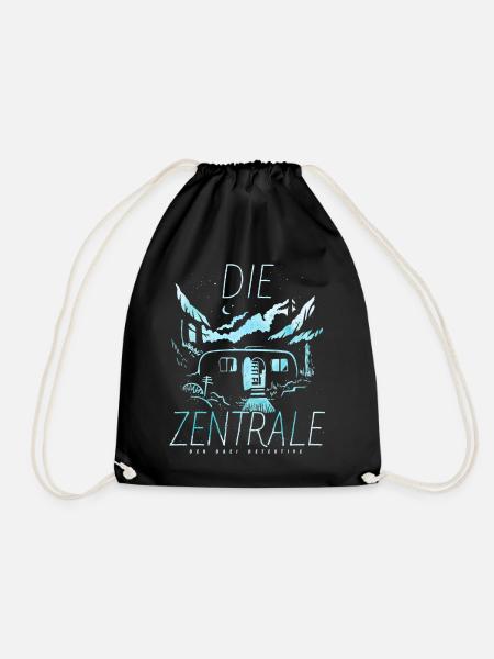 Die Drei ??? Die Zentrale - Turnbeutel - Schwarz