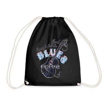 Blues - Turnbeutel - Schwarz - Vorne