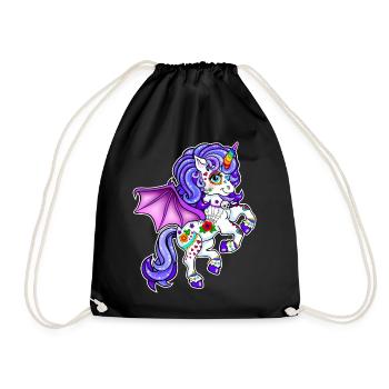 Licorne Halloween 2022 - Sac de sport léger - noir - Devant