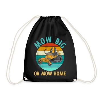 Tondeuse autoportée tondre la pelouse MOW BIG OU MOW HOME - Sac de sport léger - noir - Devant