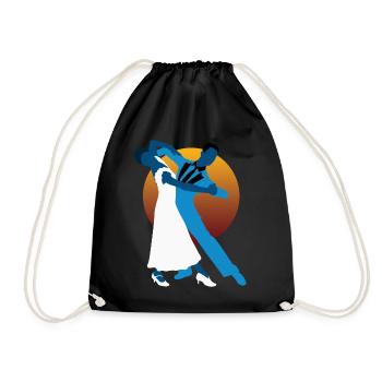 Danseurs de Valse - Sac de sport léger - noir - Devant