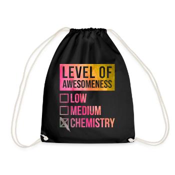 Chemistry - Drawstring Bag - black - Front