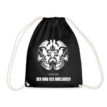 The Ring of the Nibelung - Drawstring Bag - black - Front