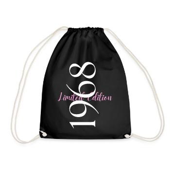 Limited Edition 1968 Anniversary 1968 Born in 1968 - Drawstring Bag - black - Front
