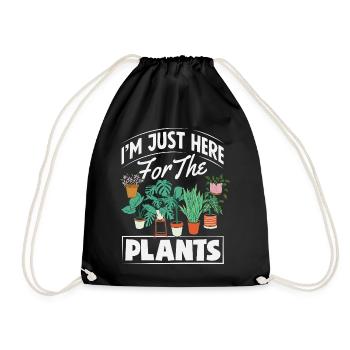Garten- Und Pflanzenliebhaber Geschenke - Turnbeutel - Schwarz - Vorne