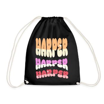 Harpiste - Sac de sport léger - noir - Devant