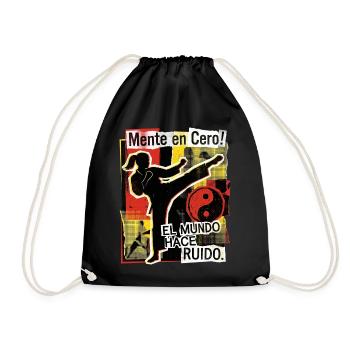 Artes Marciales Mujeres - Turnbeutel - Schwarz - Vorne