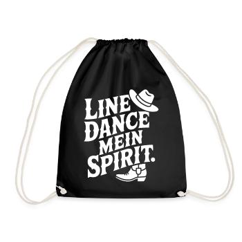 Line Dance Mein Spirit - Sac de sport léger - noir - Devant