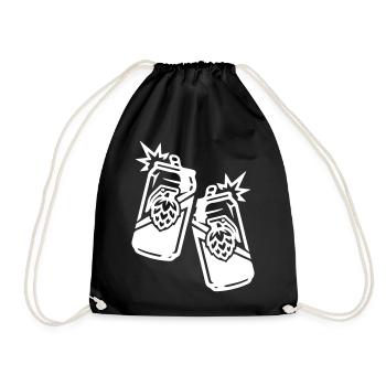 Beer Can Hops Can Beer - Sac de sport léger - noir - Devant