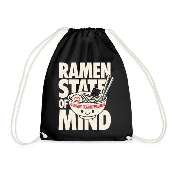 Ramen State of Mind Kawaii - Sac de sport léger - noir - Devant