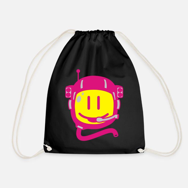 astronaut - Turnbeutel - Schwarz