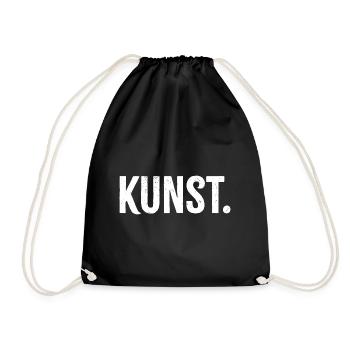 Kunst - Turnbeutel - Schwarz - Vorne