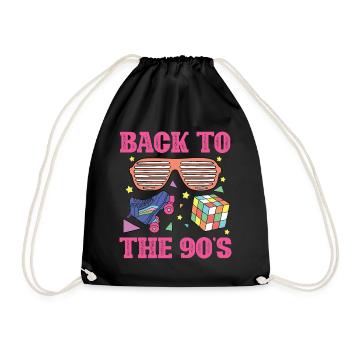 90s 90s - Drawstring Bag - black - Front