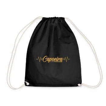 Capoeira - Drawstring Bag - black - Front